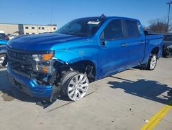Salvage cars for sale from Copart Wilmer, TX: 2022 Chevrolet Silverado C1500 Custom