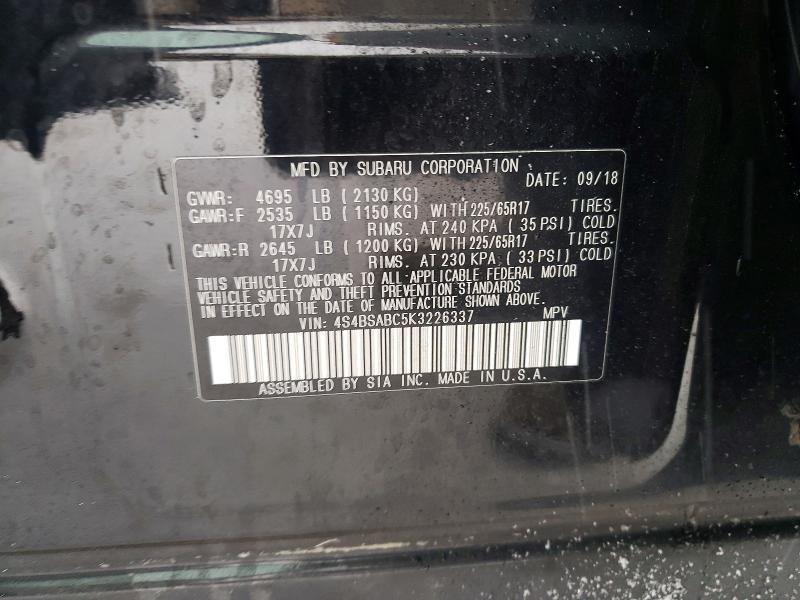 2019 Subaru Outback 2.5i