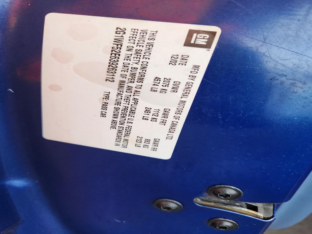 2003 Chevrolet Impala