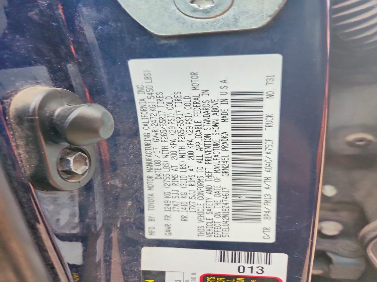 2008 Toyota Tacoma Double cab