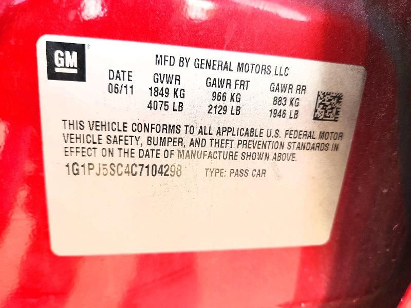 2012 Chevrolet Cruze eco