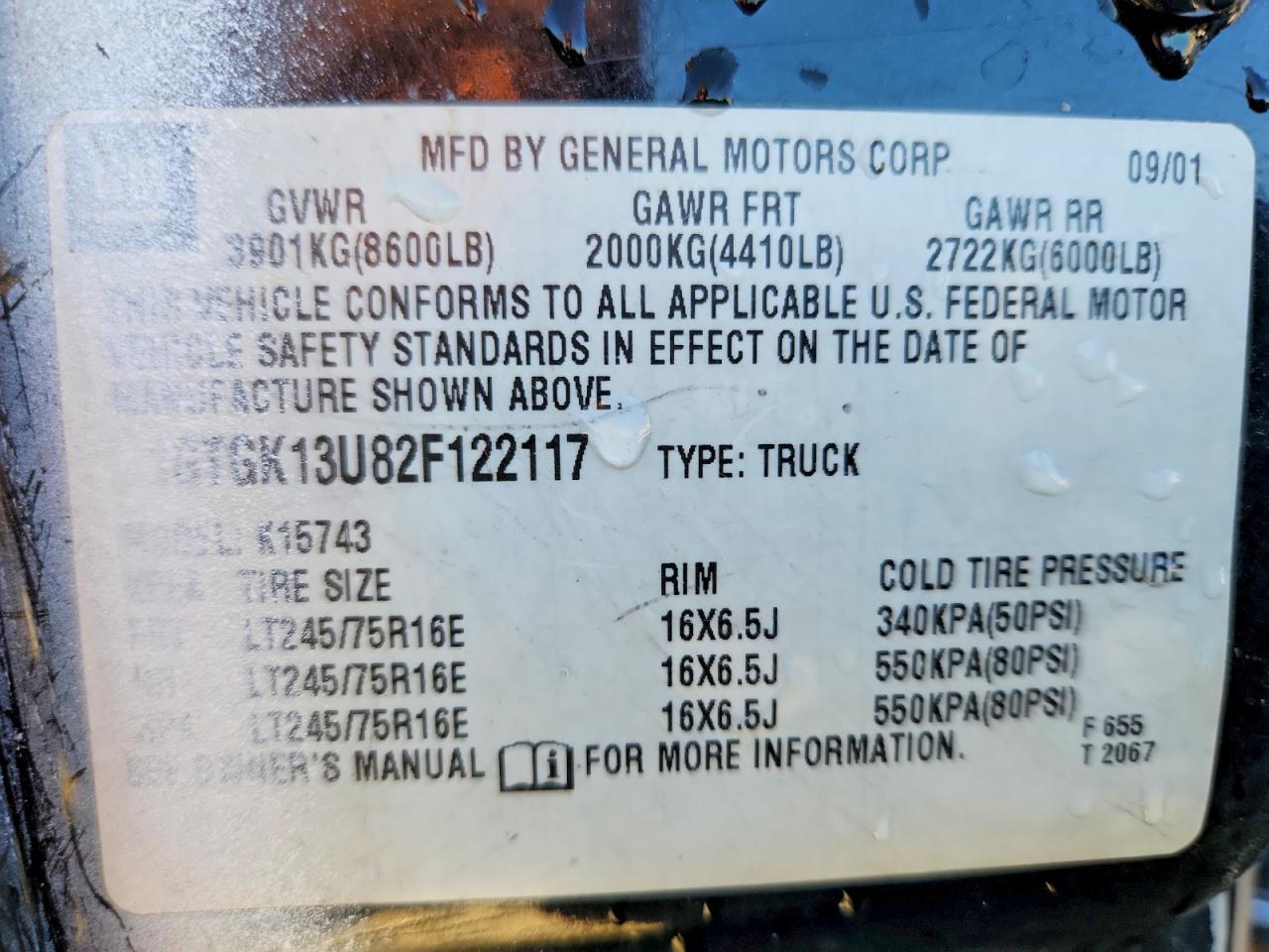 2002 GMC Sierra K1500 Heavy Duty