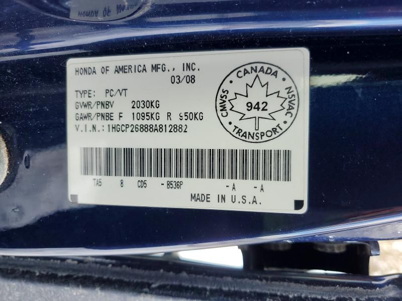 2008 Honda Accord exl