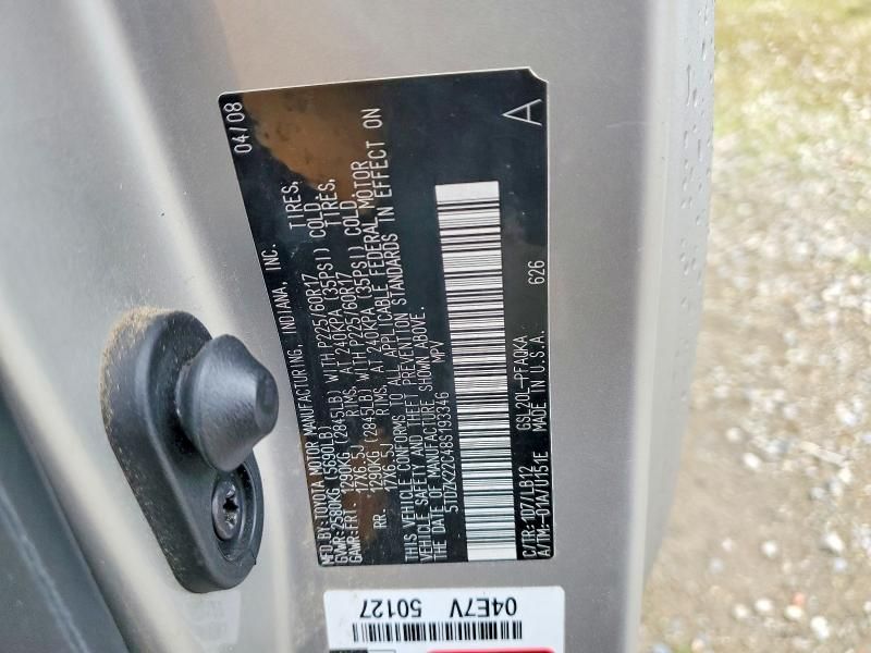 2008 Toyota Sienna xle