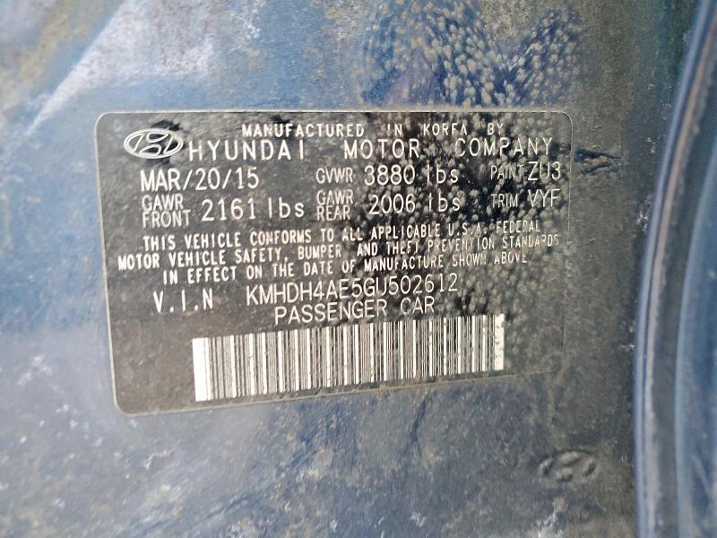 2016 Hyundai Elantra se