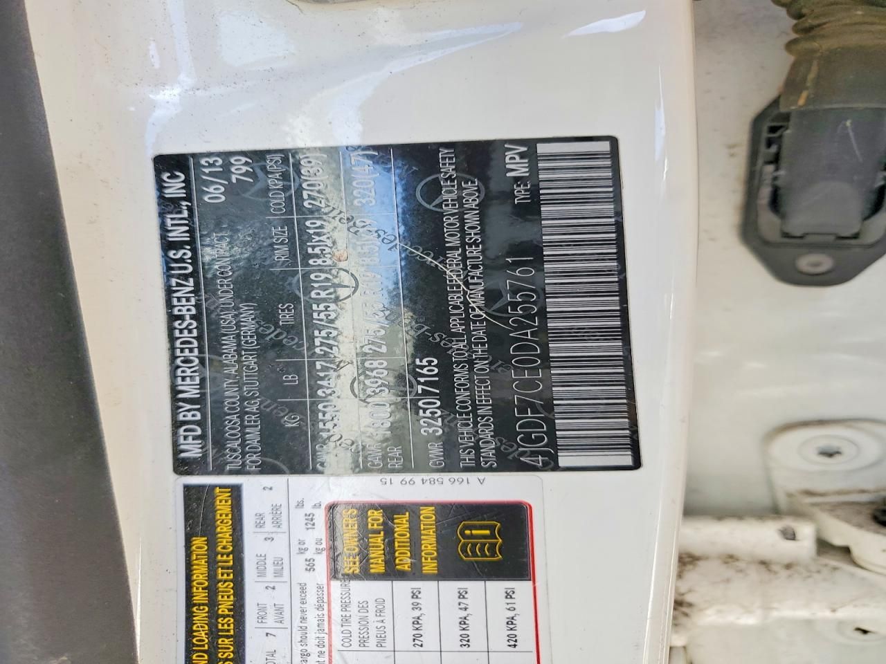 2013 Mercedes-Benz Gl 450 4matic