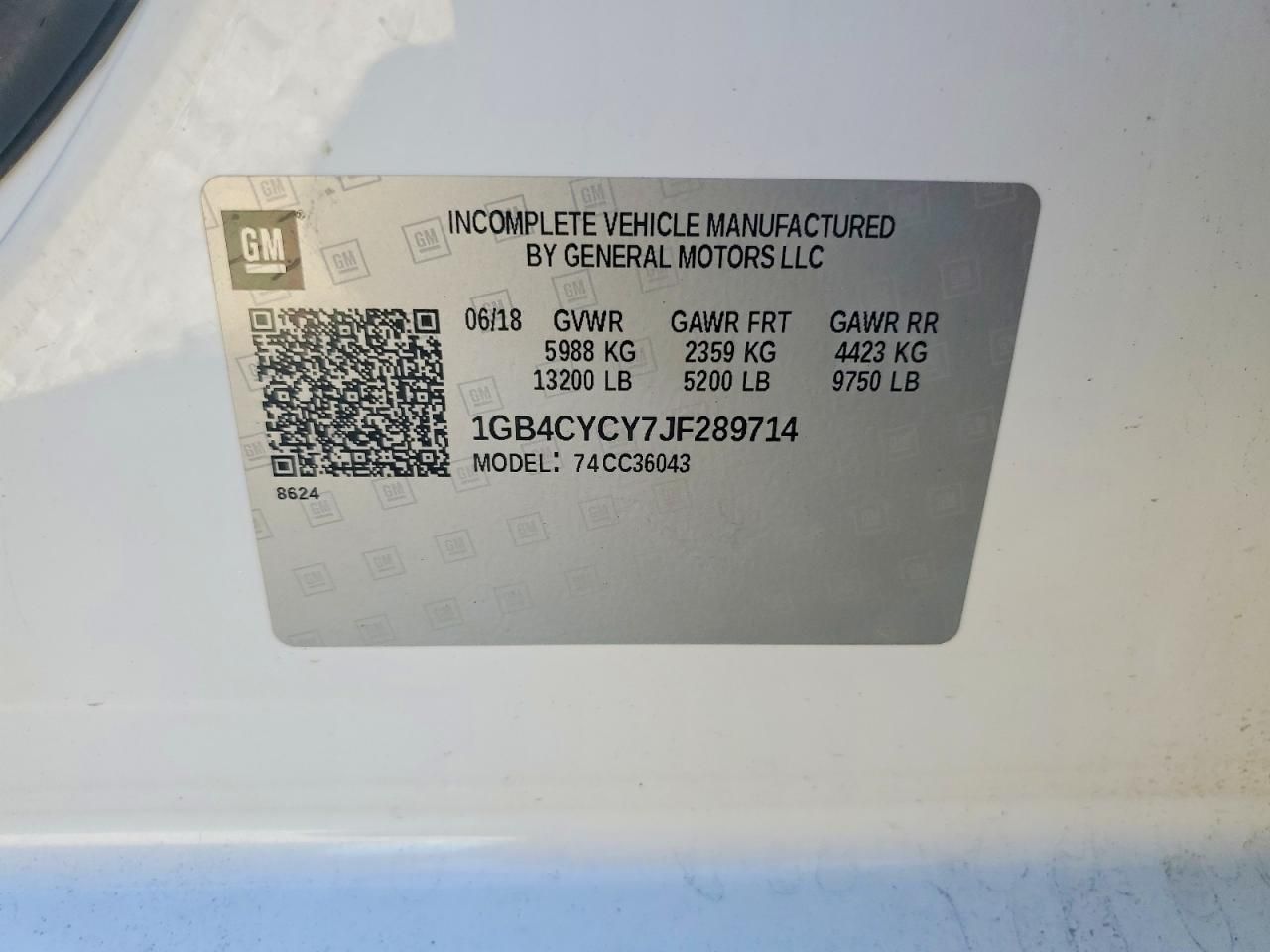 2018 Chevrolet Silverado Utility / Service Truck