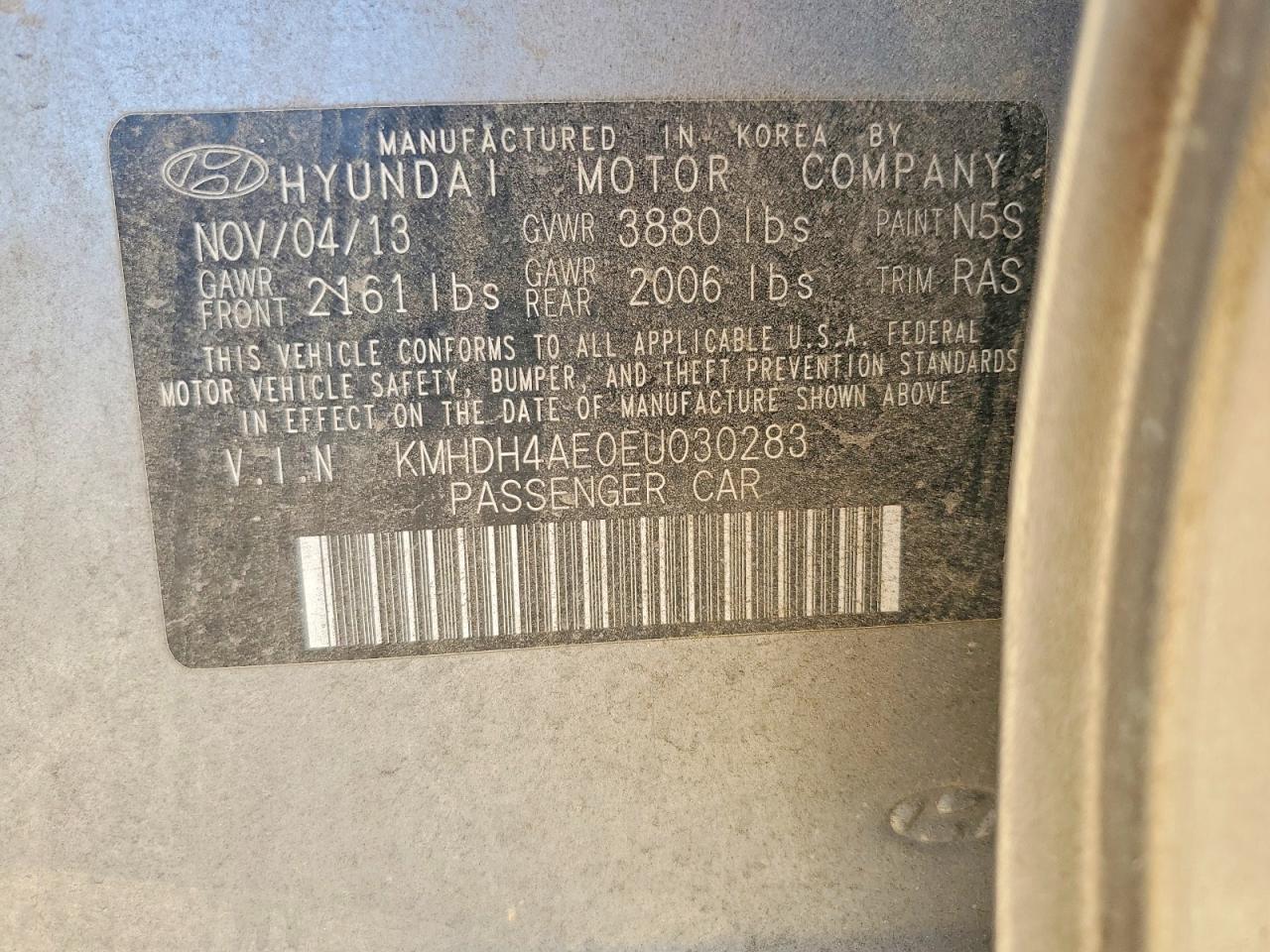 2014 Hyundai Elantra se