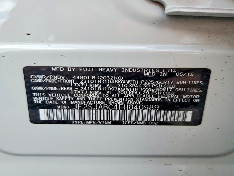 2015 Subaru Forester 2.5i