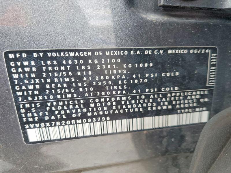 2024 Volkswagen Taos s