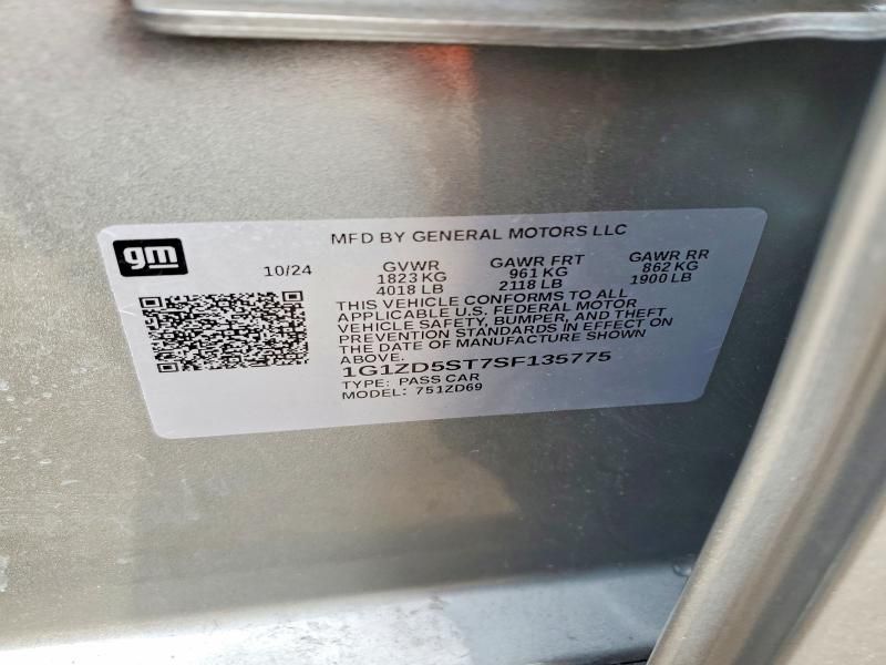 2025 Chevrolet Malibu lt