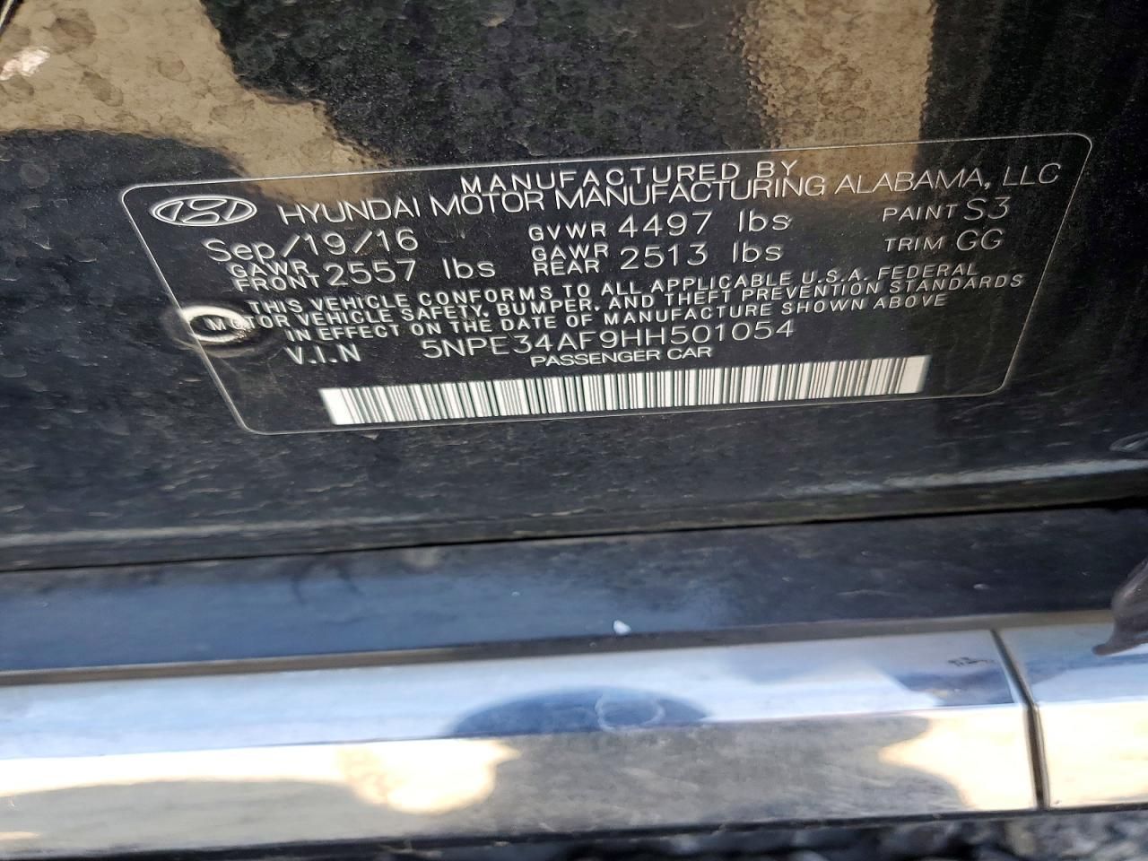 2017 Hyundai Sonata Sport