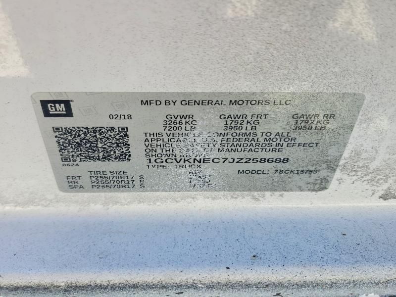 2018 Chevrolet Silverado K1500