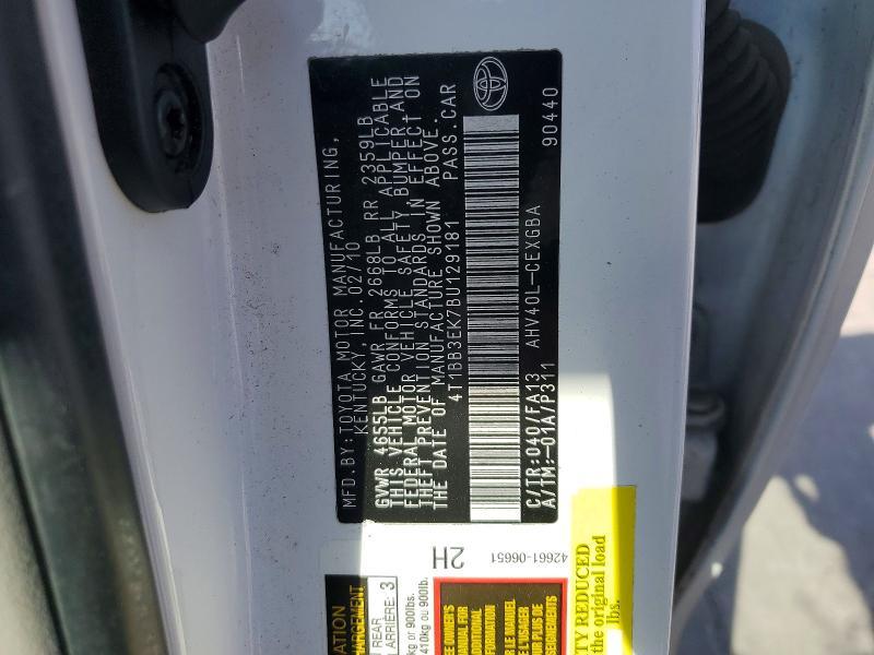 2011 Toyota Camry Hybrid