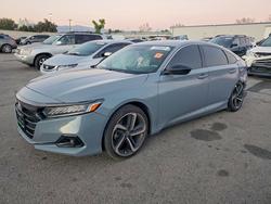 Honda salvage cars for sale: 2022 Honda Accord Sport se