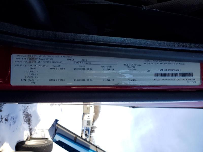 2017 Volvo Vn vnl