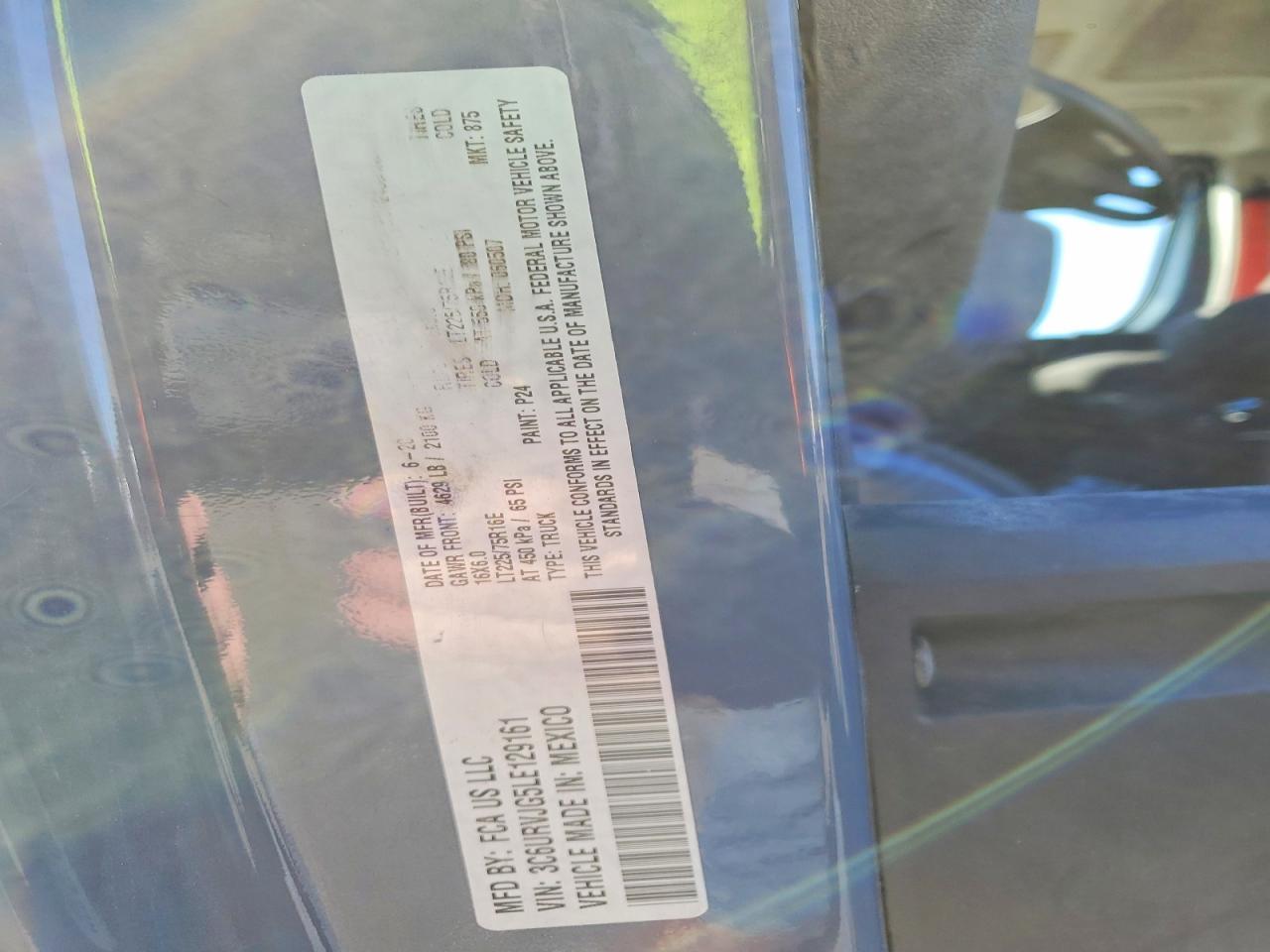 2020 Dodge RAM Promaster 3500 Delivery Van