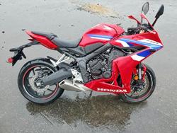 Salvage motorcycles for sale at Dunn, NC auction: 2025 Honda CBR650 R