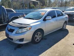 Salvage cars for sale from Copart Savannah, GA: 2009 Toyota Corolla Base