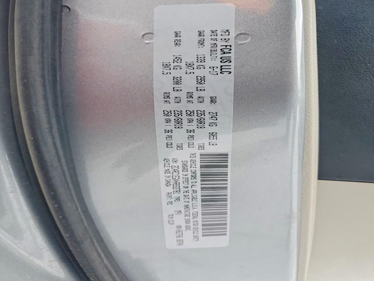 2017 Chrysler Pacifica Touring l Plus