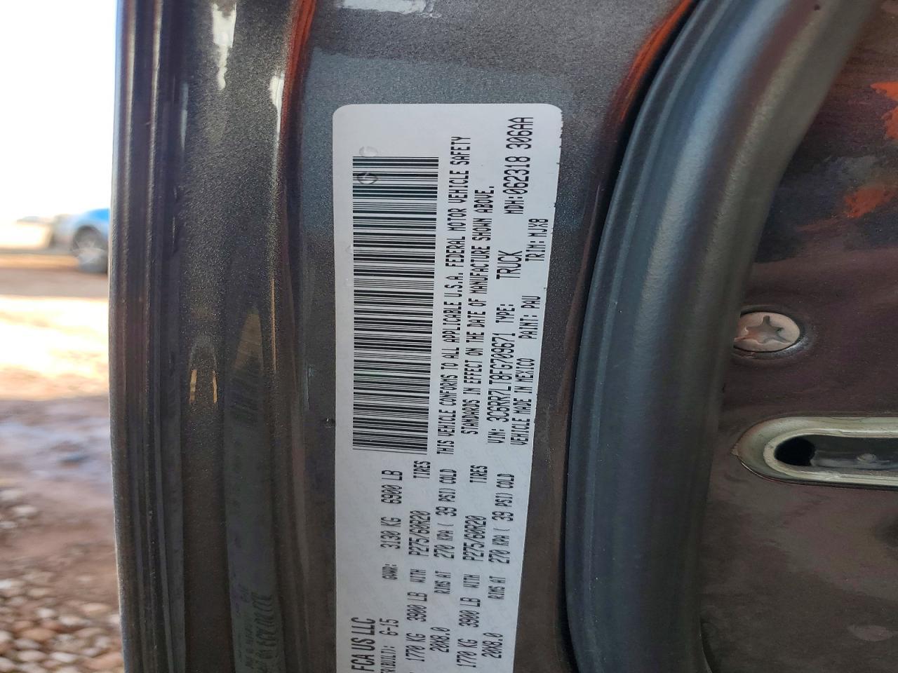 2015 Dodge Ram 1500 slt