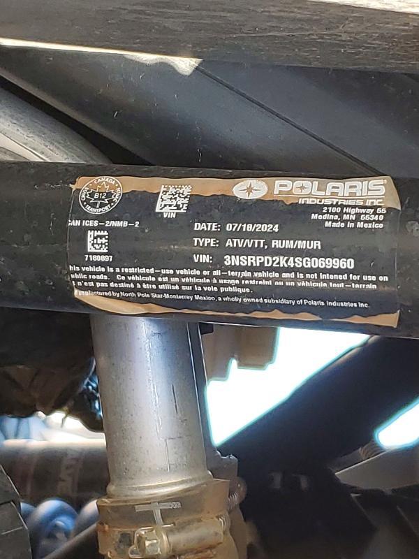 2025 Polaris 2025 False RZR PRO R Utility Vehicle