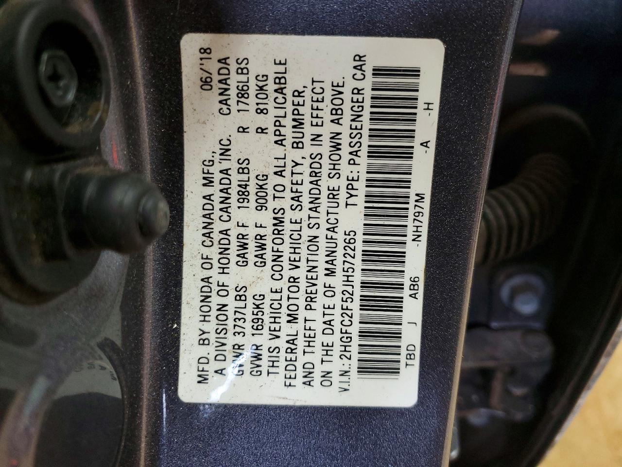 2018 Honda Civic lx