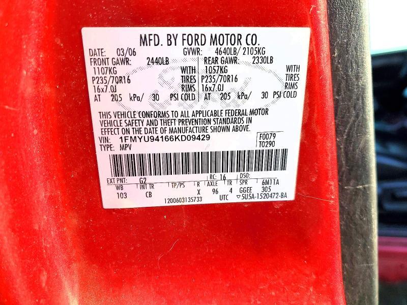 2006 Ford Escape Limited