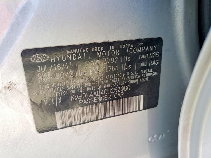 2012 Hyundai Elantra gls