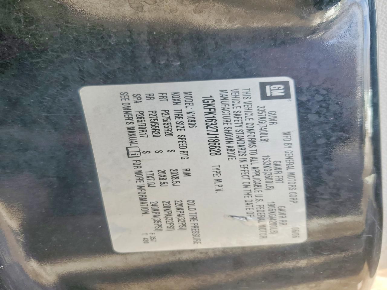 2007 GMC Yukon xl K1500