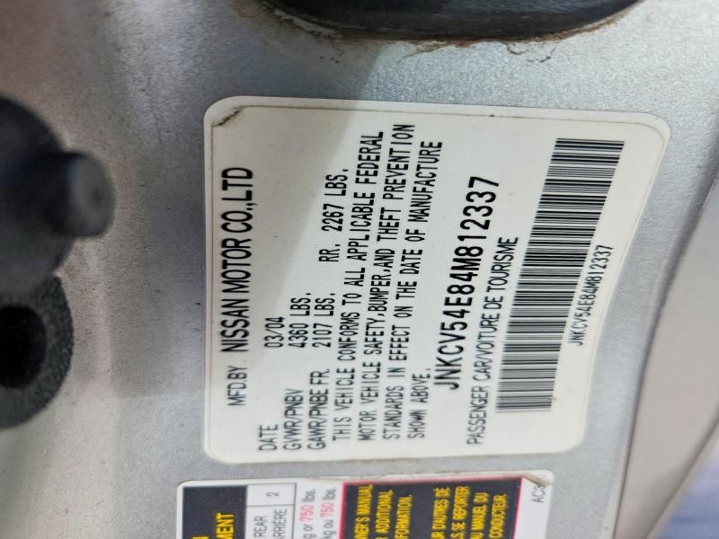 2004 Infiniti G35 Base