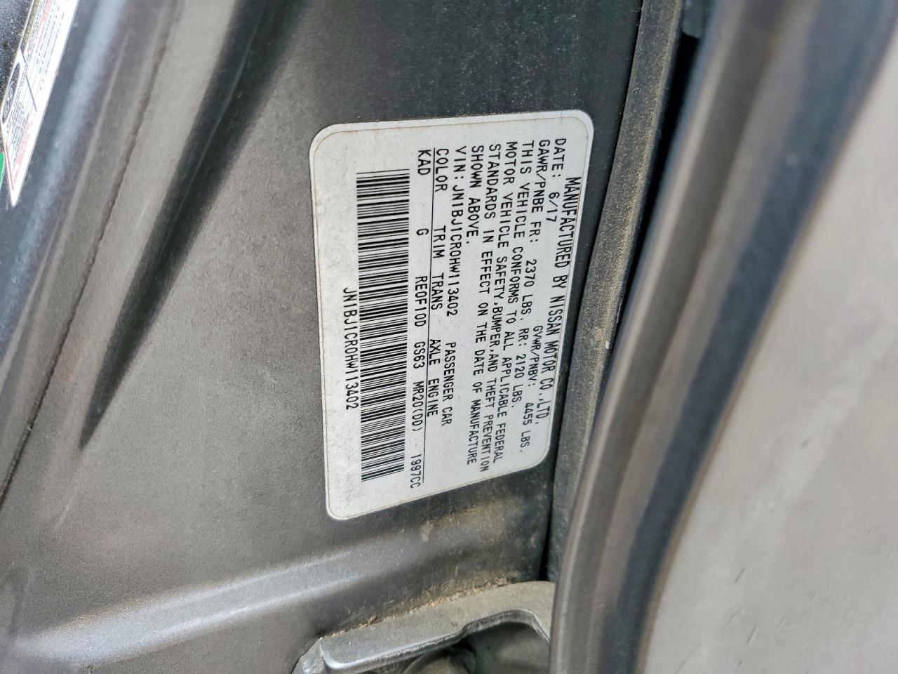 2017 Nissan Rogue Sport sv