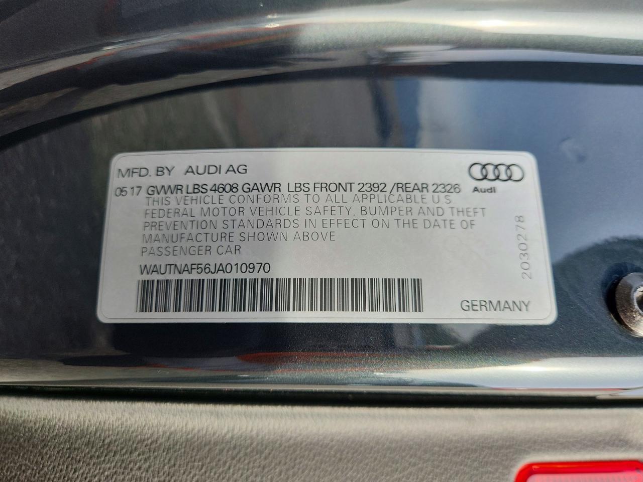 2018 Audi A5 Premium Plus S-line