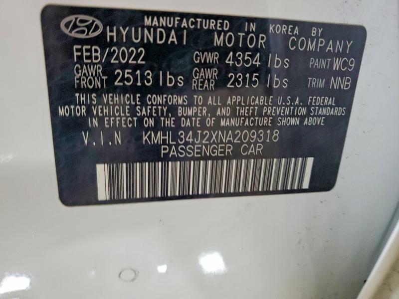2022 Hyundai Sonata Limited