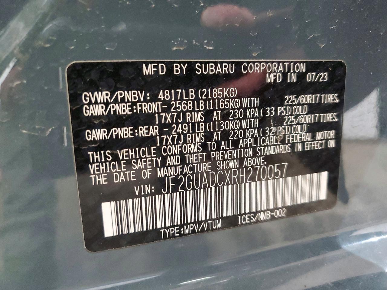 2024 Subaru Crosstrek Premium