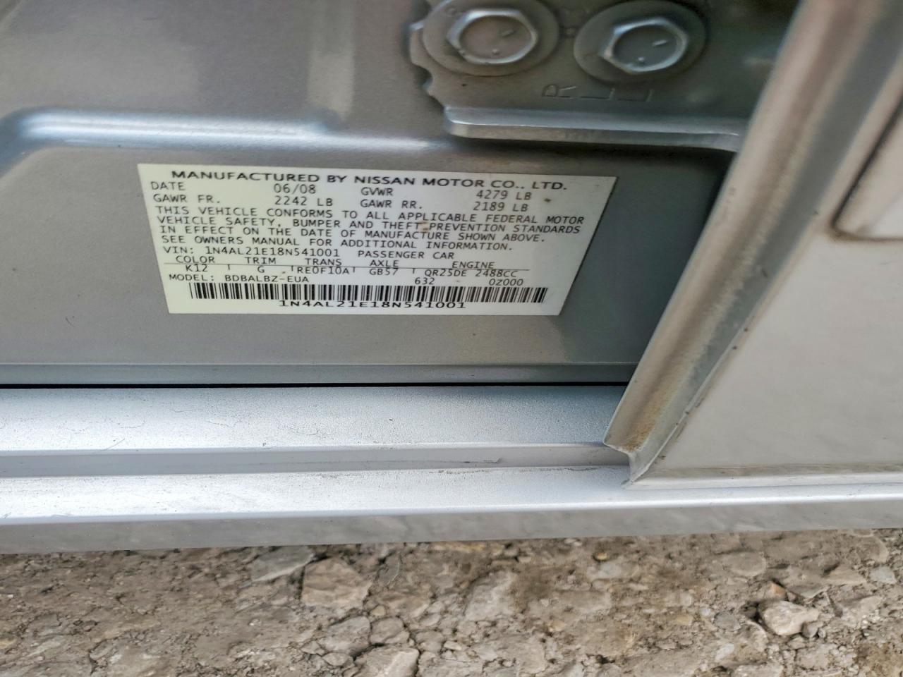 2008 Nissan Altima 2.5