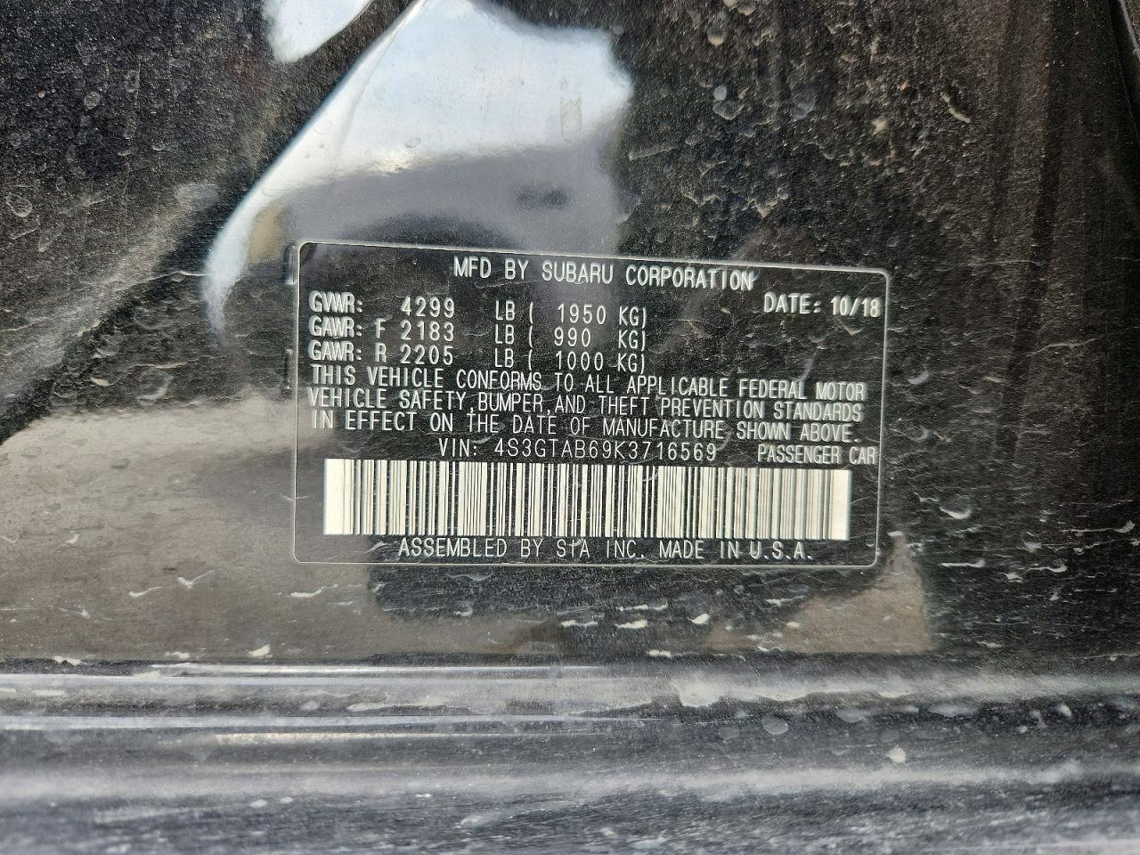 2019 Subaru Impreza