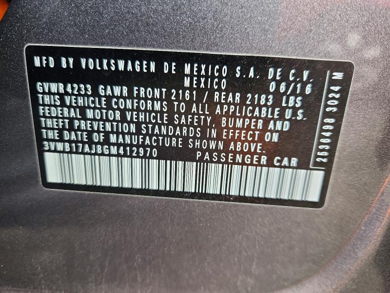 2016 Volkswagen Jetta Sport