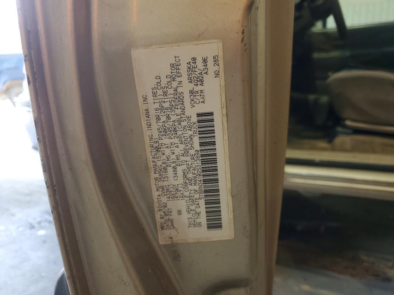 2002 Toyota Tundra SR5