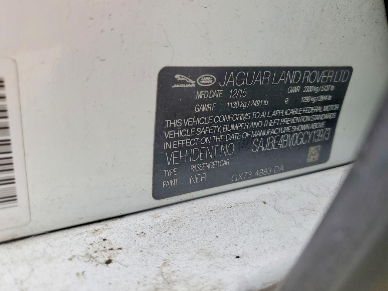 2016 Jaguar Xf Prestige