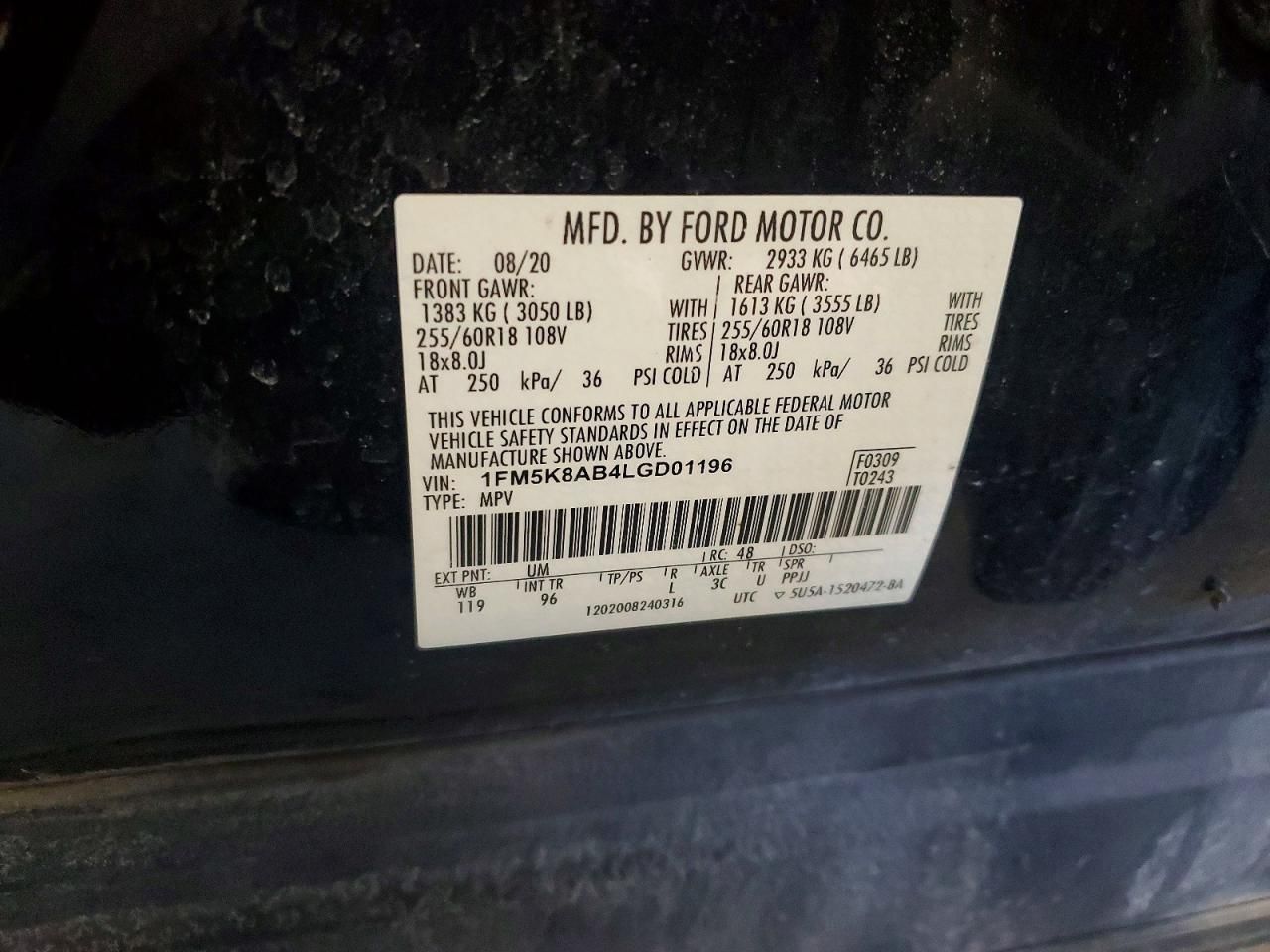 2020 Ford Explorer Police Interceptor