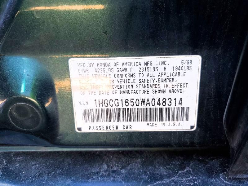 1998 Honda Accord ex