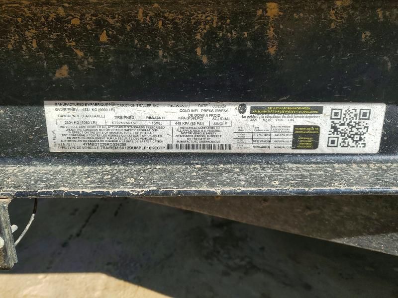 2024 Cadk Bumper Pull Dump