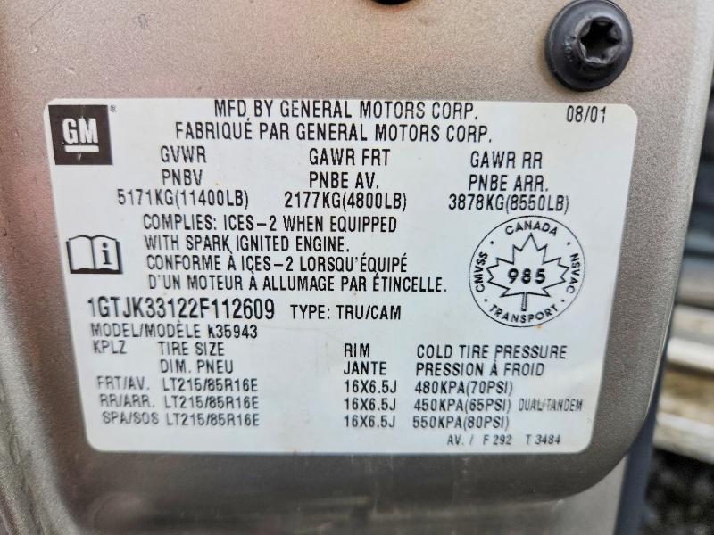 2002 GMC New Sierra K3500