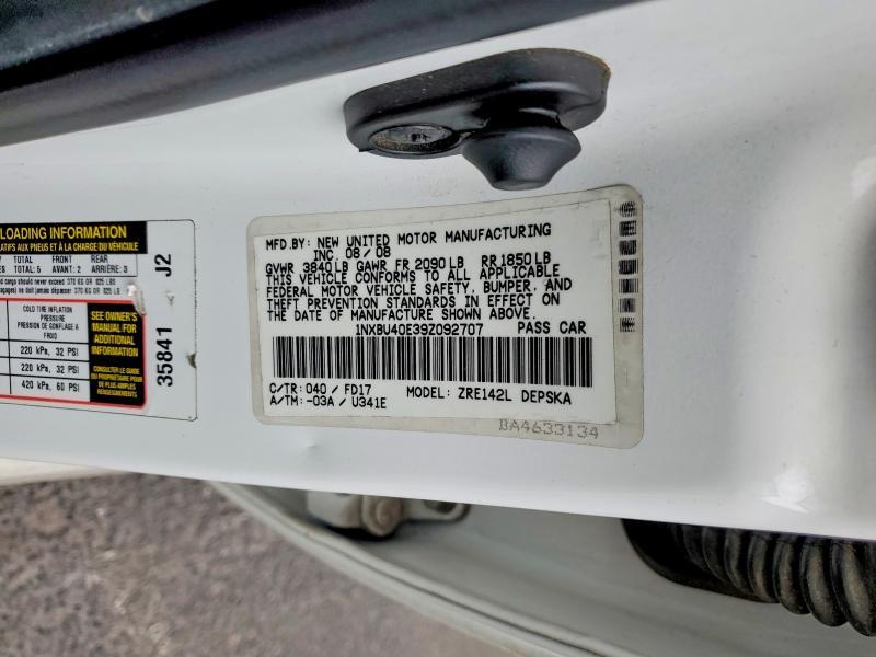 2009 Toyota Corolla Base