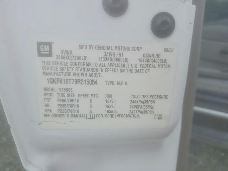 2003 GMC Yukon xl K1500