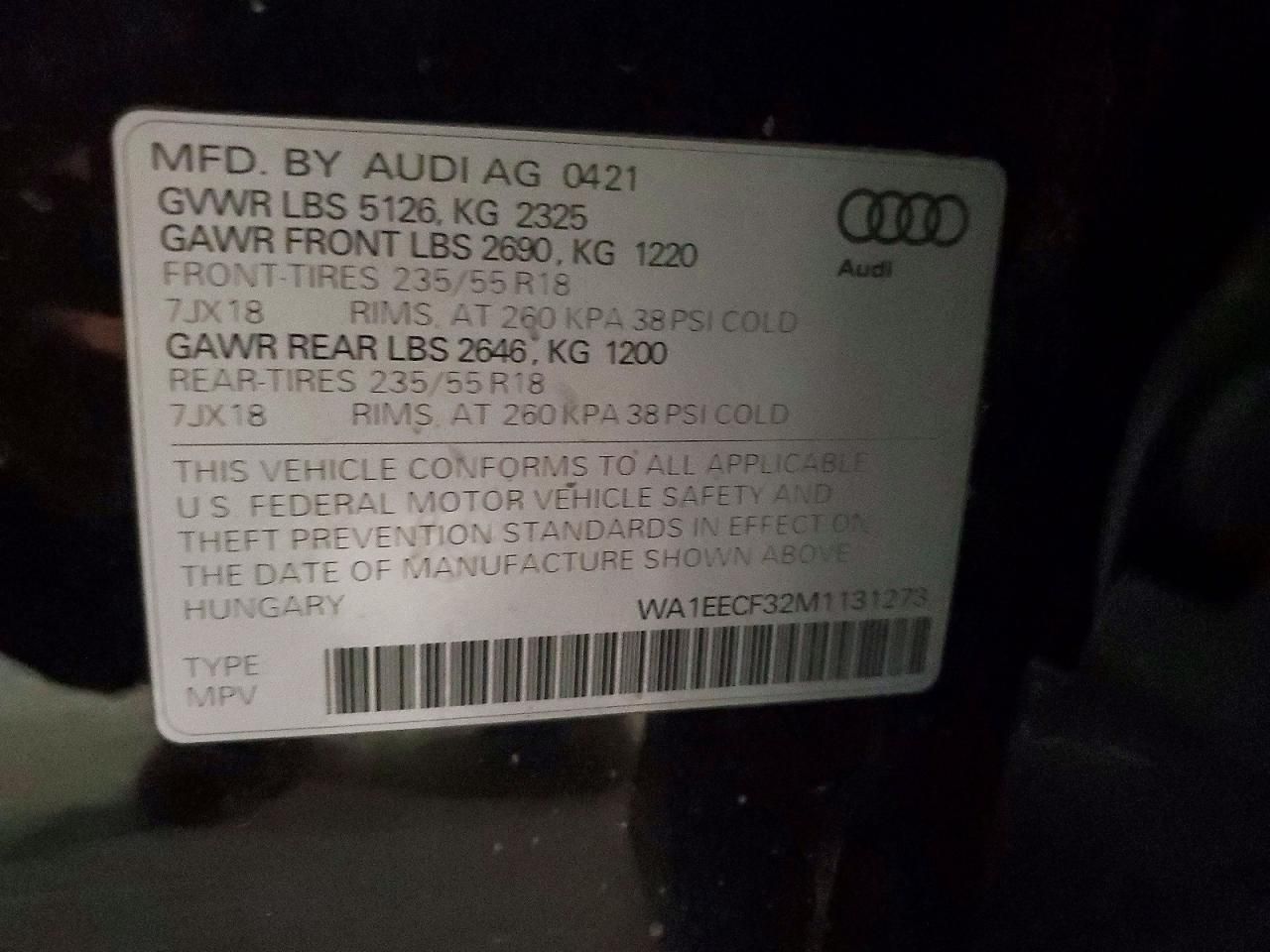 2021 Audi Q3 Premium Plus s Line 45