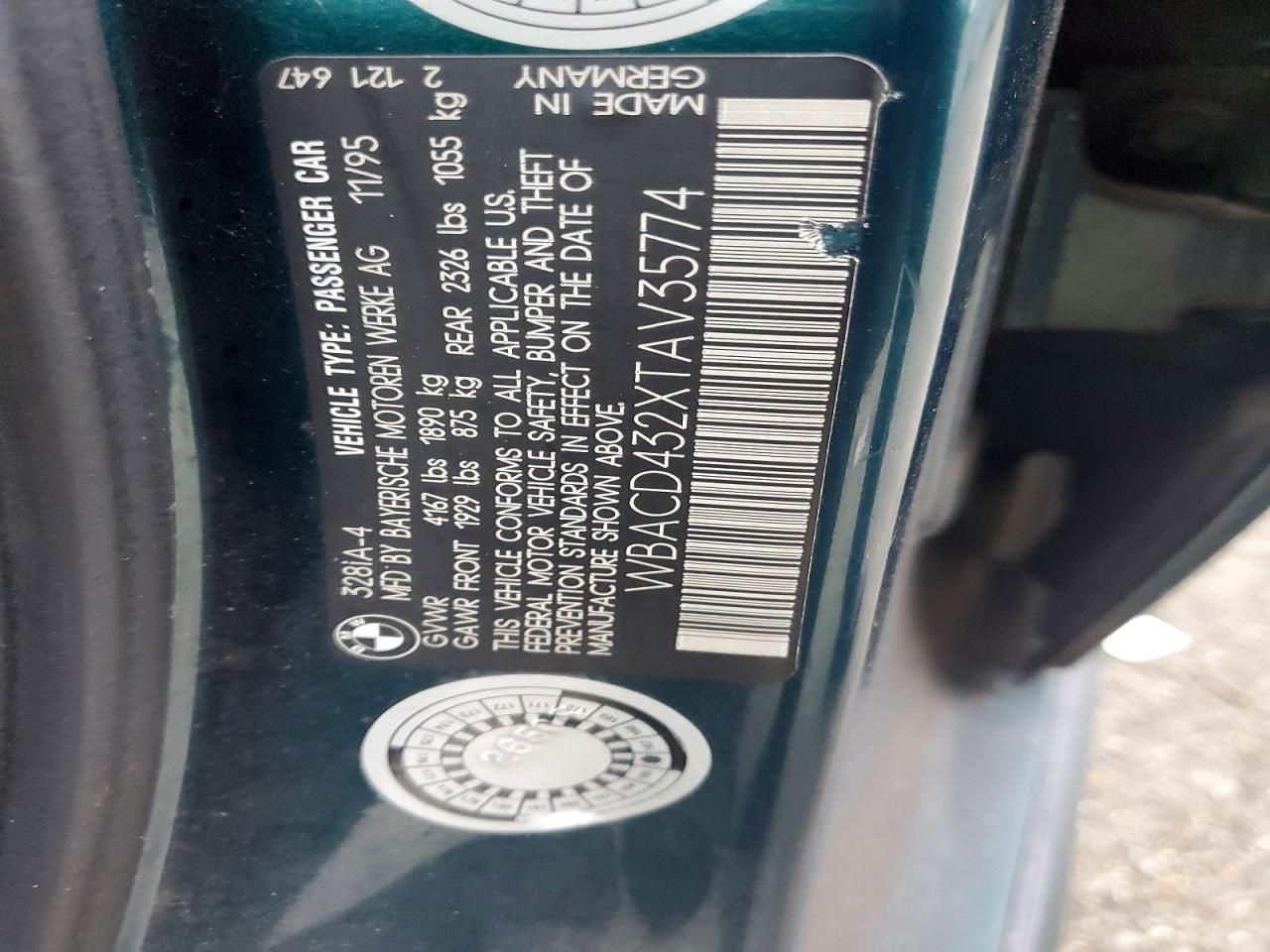 1996 BMW 328 i Automatic