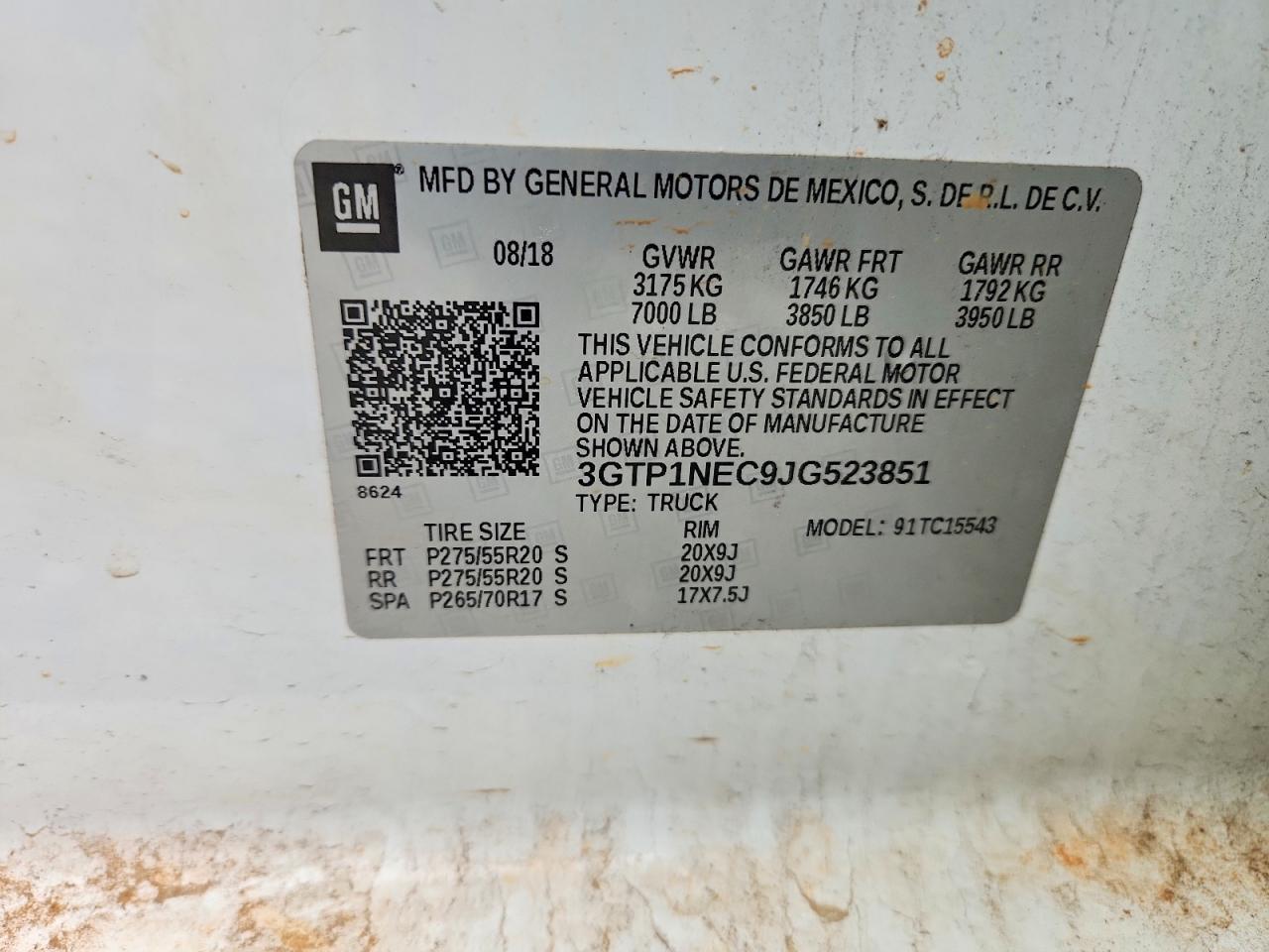 2018 GMC Sierra C1500 SLT
