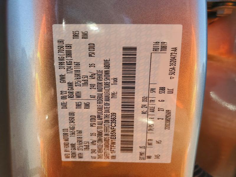 2022 Ford F150 Supercrew